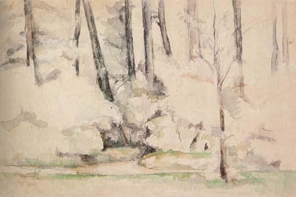 Paul Cezanne Sous-bois